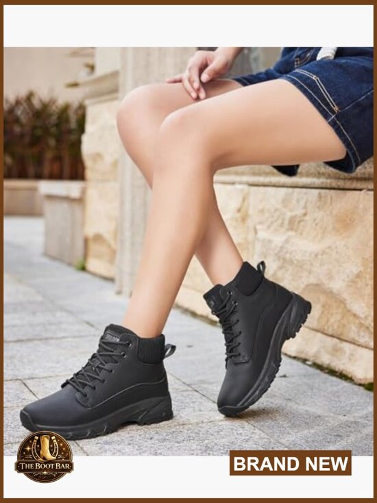 Non Slip Work Boots Slip Resistant Waterproof Food Service  display picture 1